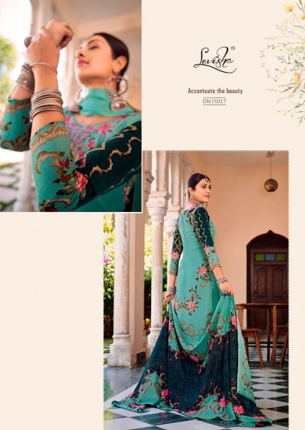 Levisha Habiba Pashmina Printed Dress Material Collection